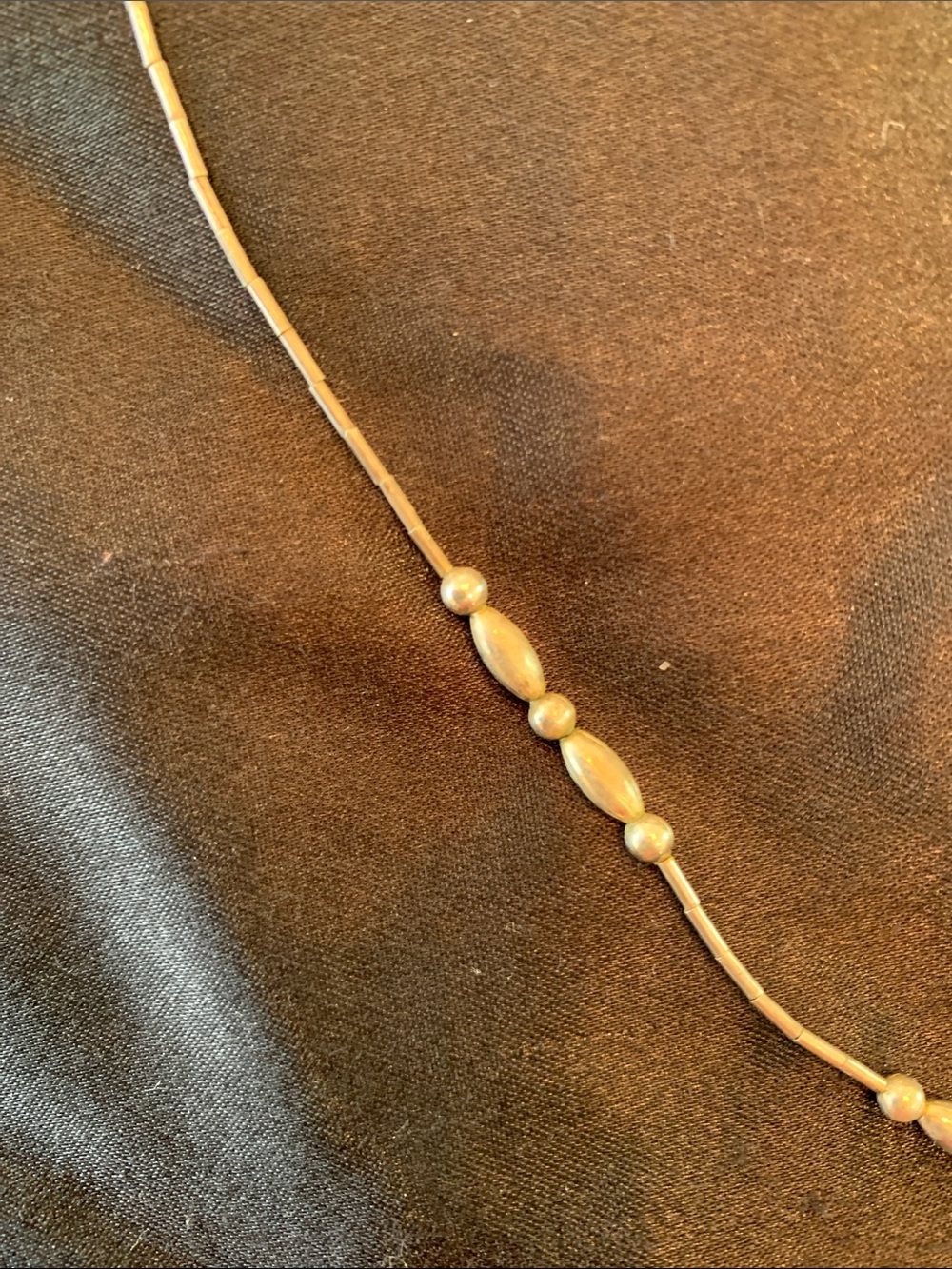 Vintage Turquoise and Silver Necklace - Picture 4 of 5